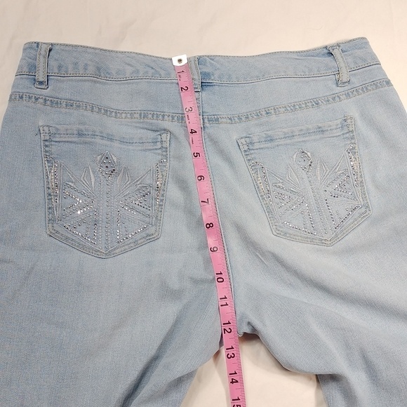 Code Bleu women's denim shorts size 10P - Picture 11 of 15
